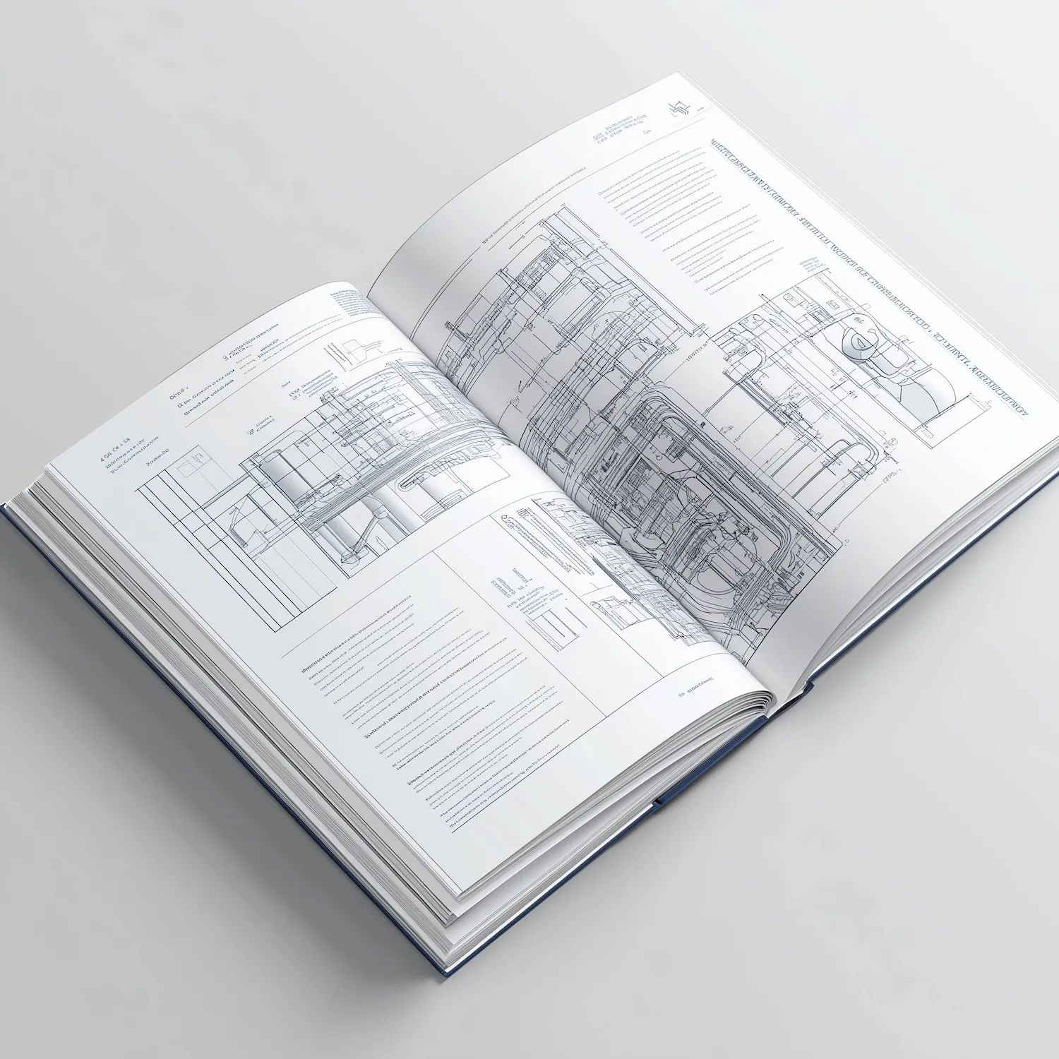 Beispiel einer technischen Dokumentation mit strukturierten Anleitungen und technischen Zeichnungen